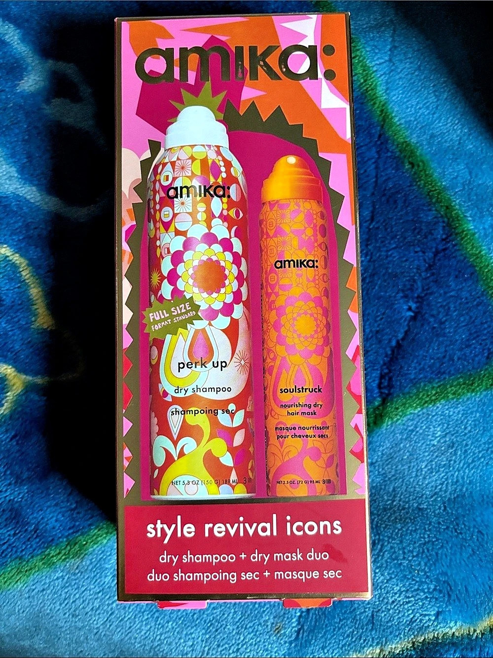 amika: Style Revival Icons Styling Routine Set: Dry Shampoo & Hair Mask Duo full